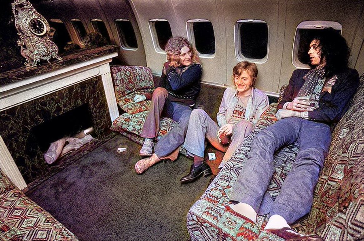 No matter how cool you may be, just know Led Zeppelin had a fucking fireplace in their private jet and that’s still the bar.