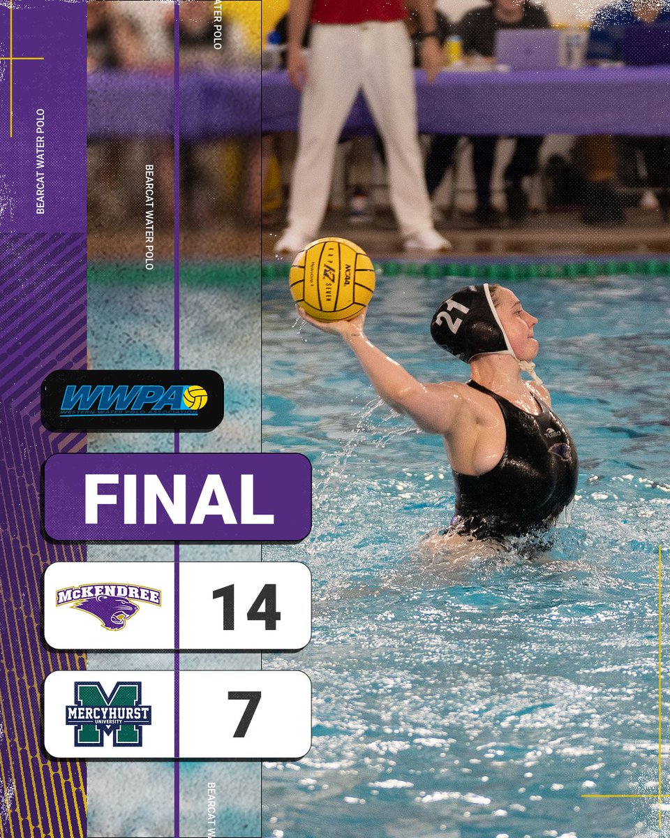 McKendree Bearcats (@mckbearcats) on Twitter photo 🤽🏽♀️🐾WINNER! <a href="/McKendree_Polo/">McKendree Water Polo</a> takes 5th place in the WWPA Championships with a win over Mercyhurst! #BearcatsUnleashed 🤽🏽♀️🐾WINNER! <a href="/McKendree_Polo/">McKendree Water Polo</a> takes 5th place in the WWPA Championships with a win over Mercyhurst! #BearcatsUnleashed