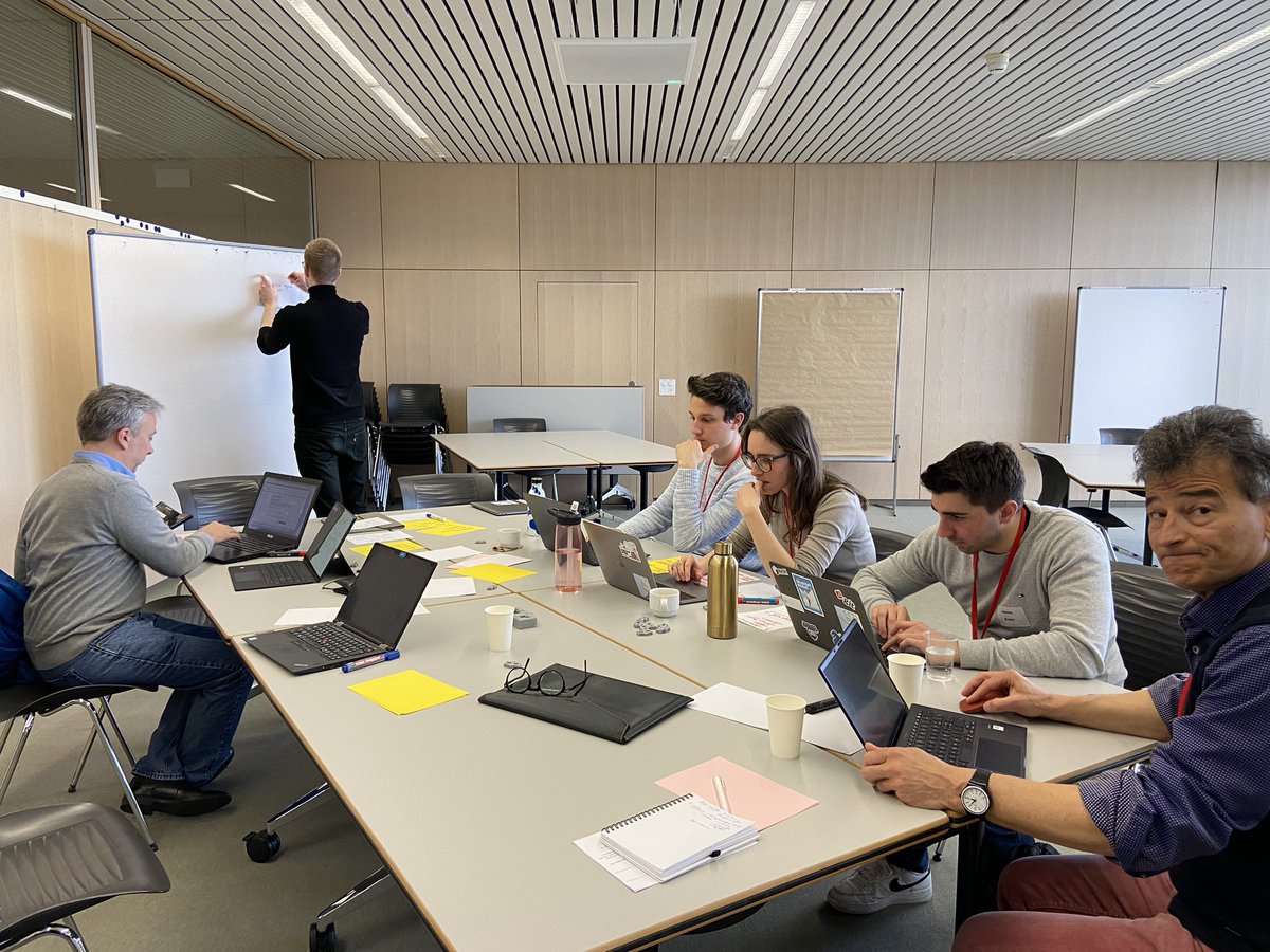 ejusticeCH's tweet photo. Work in progress - es wird gehackt, diskutiert und konzipiert am #openlegallab 2023!
@cooprecht @schulthess_com @swisspost @swisslex_ch @bfh_hesb laux lawyers @DigitalGovCH https://t.co/fE0fGAaBdW