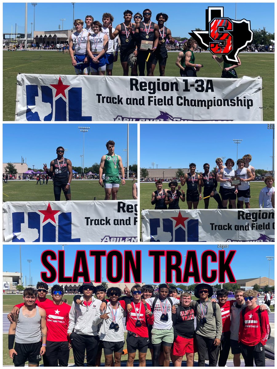 ryunmartinez's tweet photo. Austin-bound for the Slaton Tigers @SHS_TigerSports!! Broke 2 school records! We also set the regional record for the 4x2!!! Gotta get @806hsscmedia a shirt for all the love he’s been showing! @ZacharyNava17 @TTFCA @SR_scouting @LoneStarVarsity @byStephenGarcia @OfferRecruiting https://t.co/FEZBSyGKH4