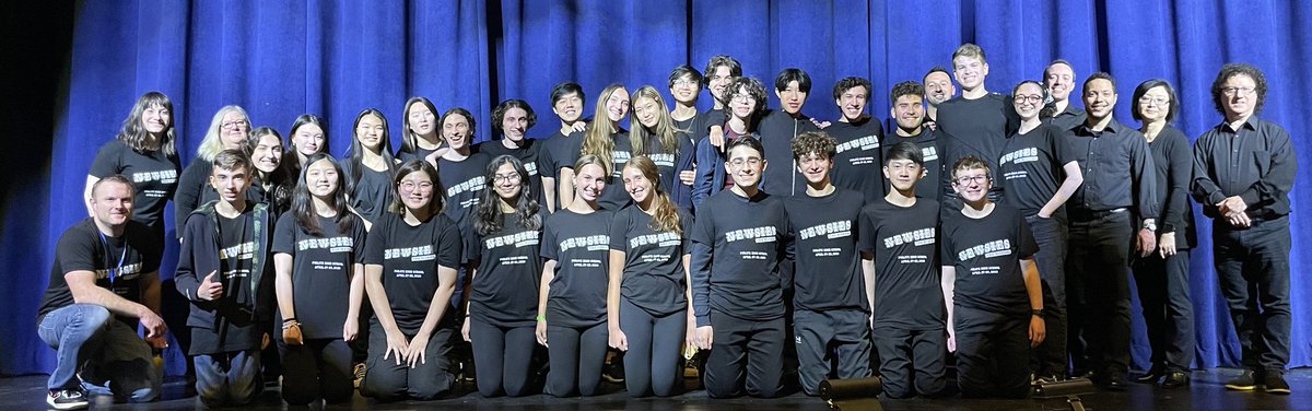 ALangenauer's tweet photo. What a joy to have played alongside former students for Newsies. From “what note is this?” in 5th grade to what these fine musicians did this past week has been an incredible journey. I’m incredibly proud and grateful. ⁦#bestjobever ⁦@POBMusicDept⁩ ⁦@POBSchools⁩ https://t.co/eekbtsDKNq