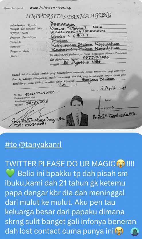 TWITTER PLEASE DO UR MAGIC😭!!!! 💚 Sekiranya ada yg kenal boleh tolong kasi info dong😭🙏🏻