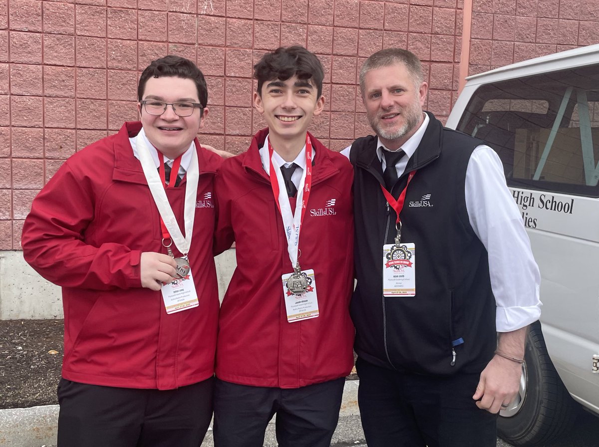 asmith_south's tweet photo. Congratulations to GDVC Juniors Jacob Ohlson and Dylan Long for taking the Silver Medal at the Skills USA State competition in the audio/radio category.  Hard work paid off! https://t.co/0oTqlZFCcS