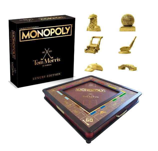 Here’s your chance at a limited edition Old Tom Morris Monopoly set in the #R4R23 auction! Hurry — the auction ends tonight! bit.ly/r4r-old-tom-mo…