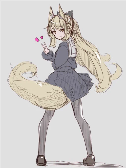 #今月描いた絵を晒そう マリアちゃん グラニちゃん ウマリアちゃん ムリおじ