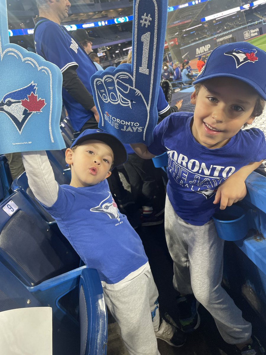 marcklerer's tweet photo. First game of the season! Go Jays! @BlueJays #nextlevel https://t.co/bHonyD0iHf