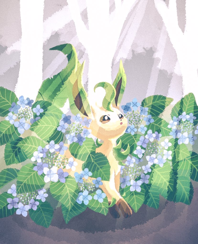 リーフィア 「Leafeon」|Leleleafのイラスト