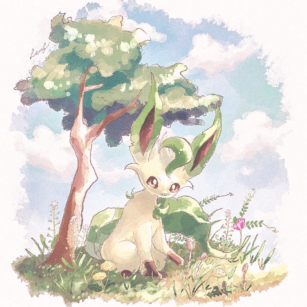 リーフィア 「Leafeon」|Leleleafのイラスト