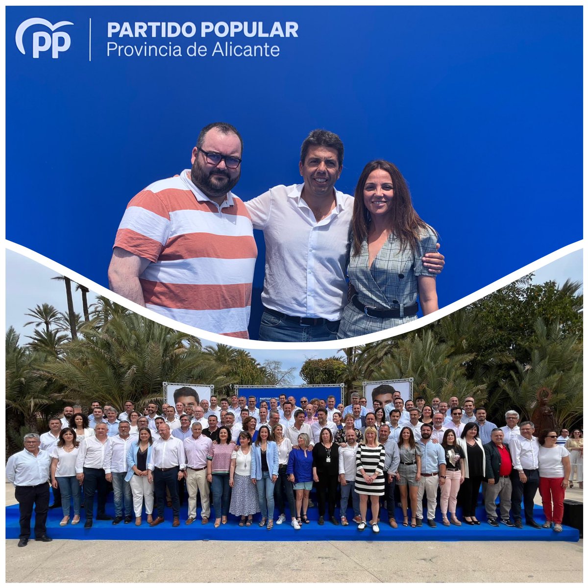 PPRojales's tweet photo. ☀️ Esta mañana, acompañando al futuro presidente de la Comunidad Valenciana @CarlosMazon40 en el acto de presentación de los 141 candidatos de @alicantepp !! 💙 https://t.co/YVGYmZyKJp