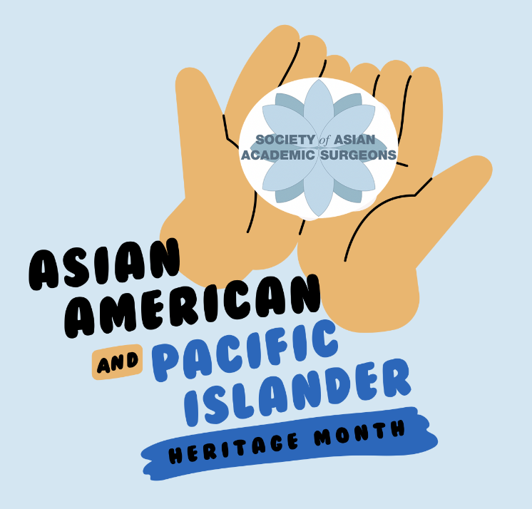 AsianAcadSurg's tweet photo. May is Asian American and Pacific Islander Heritage Month. Join us in celebrating our diversity and heritage this month by joining us every week to share your experiences.
How has your #AAPIHertiage shaped who you are today?
@herbchen @TsengJennifer @NbmerchantMD @kmura0525 https://t.co/3TyWLMyXSv