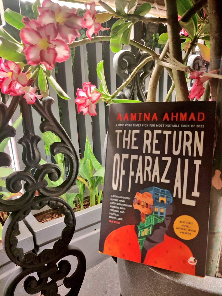 Just finished reading The Return of Faraz Ali and it is every bit worth the prizes and the hype it has been getting. Such a strong yet empathetic look at generational relationships and trauma, while never being heavy-handed about the emotions around it. #Recommended