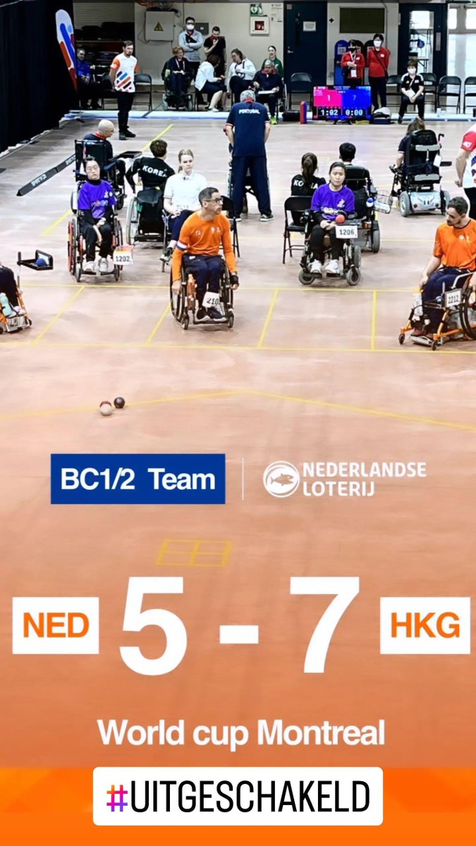 Hard gestreden met het team maar helaas niet gered! Goed evalueren om mag beter te doen op het EK in Rotterdam!

My hashtag:
#sport #Boccia #proactivelife #TeamNL #Paralympics #paralympich #oranje #teamnlparalympich #winnaar #motivation #disabilitysport #doitwithlove #domore