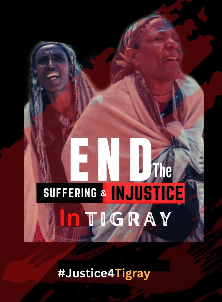 Abadit_ha's tweet photo. 💮As yet, No justice has been served for the victims of #TigrayGenocide . Calling for Justice is a justified &amp; reasonable ask. We will continue to demand 
 #Justice4Tigray !! #BringBackTigrayRefueegs 
@POTUS @IntlCrimCourt @EUCouncil @UN_Women @SecBlinken @UN_HRC
@Abadit_12 https://t.co/8RwNXVcBn4