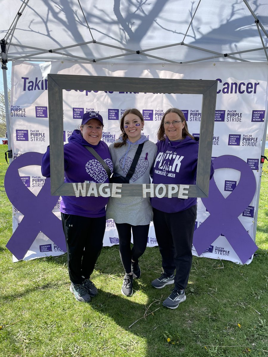 KJBarb's tweet photo. PurpleStride Iowa @pancan #PanCANPurpleStride https://t.co/wK2GE6U1se