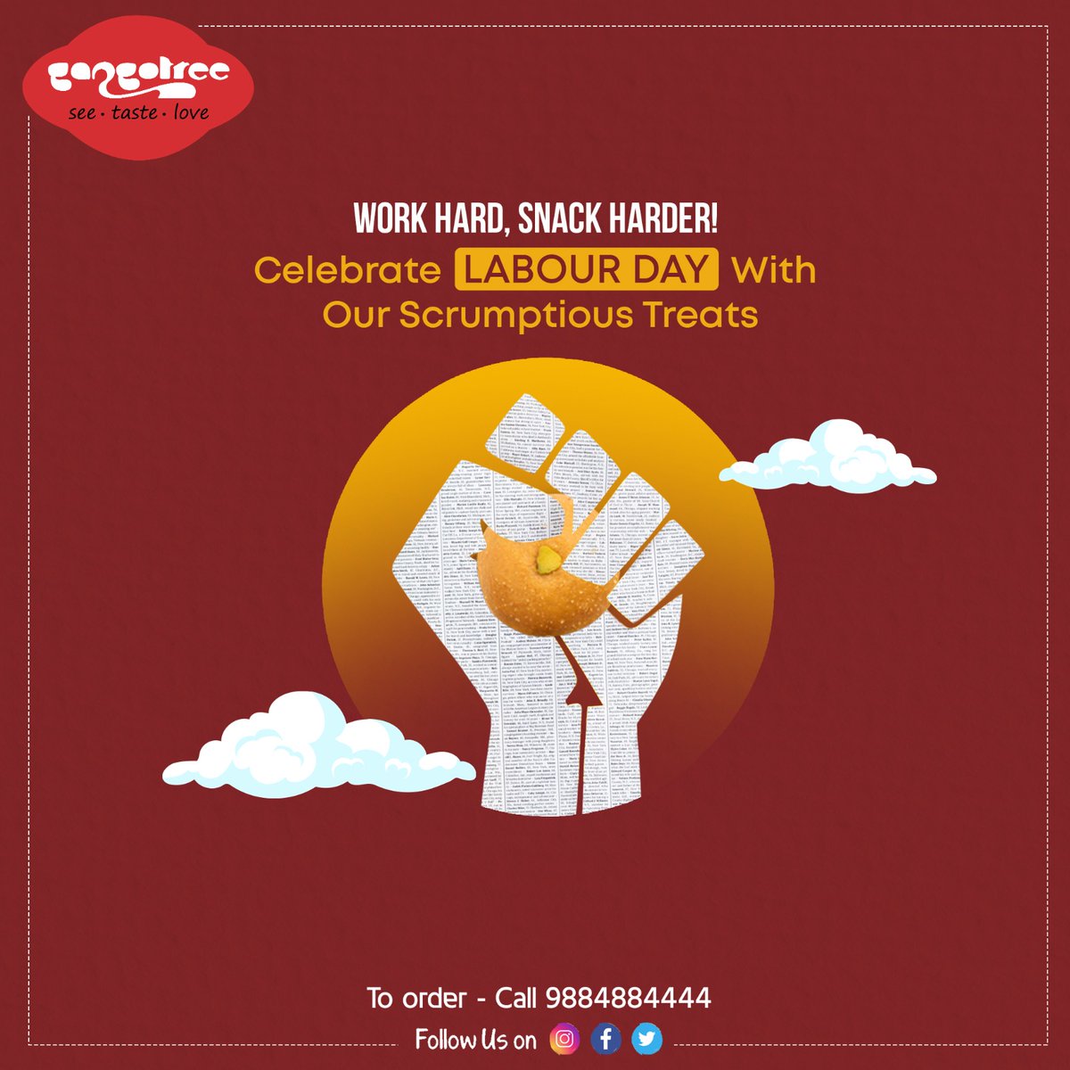 Gangotree2's tweet photo. Wishing all the hardworking folks out there a sweet &amp; savoury Labour Day. Share the love and order our treats for your friends and colleagues.

#gangotreesweets #gangotree #internationallabourday #labourday #labourday2023 #internationallabourday2023 https://t.co/PQkYvTekBc