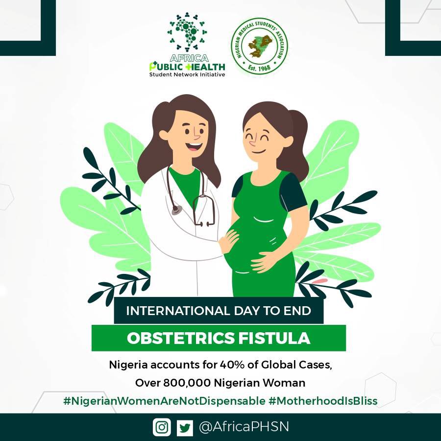 As we gear up for a new month, we also remember the relevance of the new month to #ObstetricFistula 
With 800,000+ cases in Nigeria, #AfricaPHSN & @NiMSA_Nigeria N.E will be reaching for Women with larger audience to help create Awareness.
#MotherhoodIsBliss