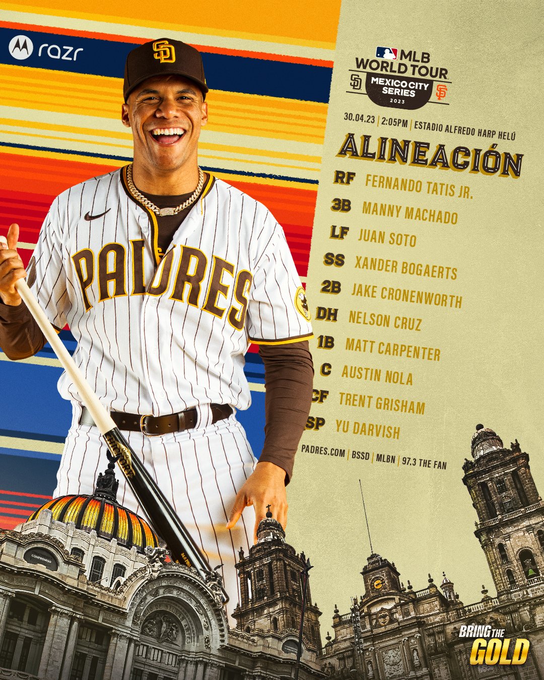 San Diego Padres on X Ready for Game ️ at Estadio Alfredo Harp Helú 