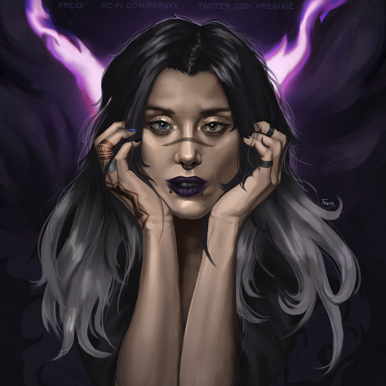 Freaxxie's tweet photo. "Dreams are a funny thing. One little twist, and it all turns dark..."  

Fade [ Valorant ] Portrait  

#valorant #valorantfanart #gaming #digitalart #art #portrait https://t.co/4kM0vH5ton