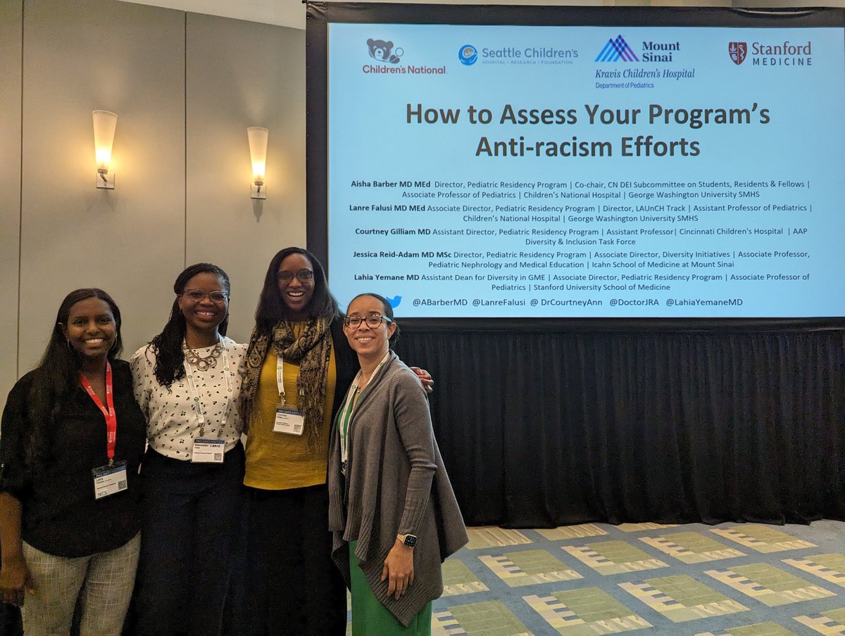 Always an honor to present with this dream team! #PAS2023 #antiracism @abarbermd @DrCourtneyAnn @LahiaYemaneMD @PASMeeting