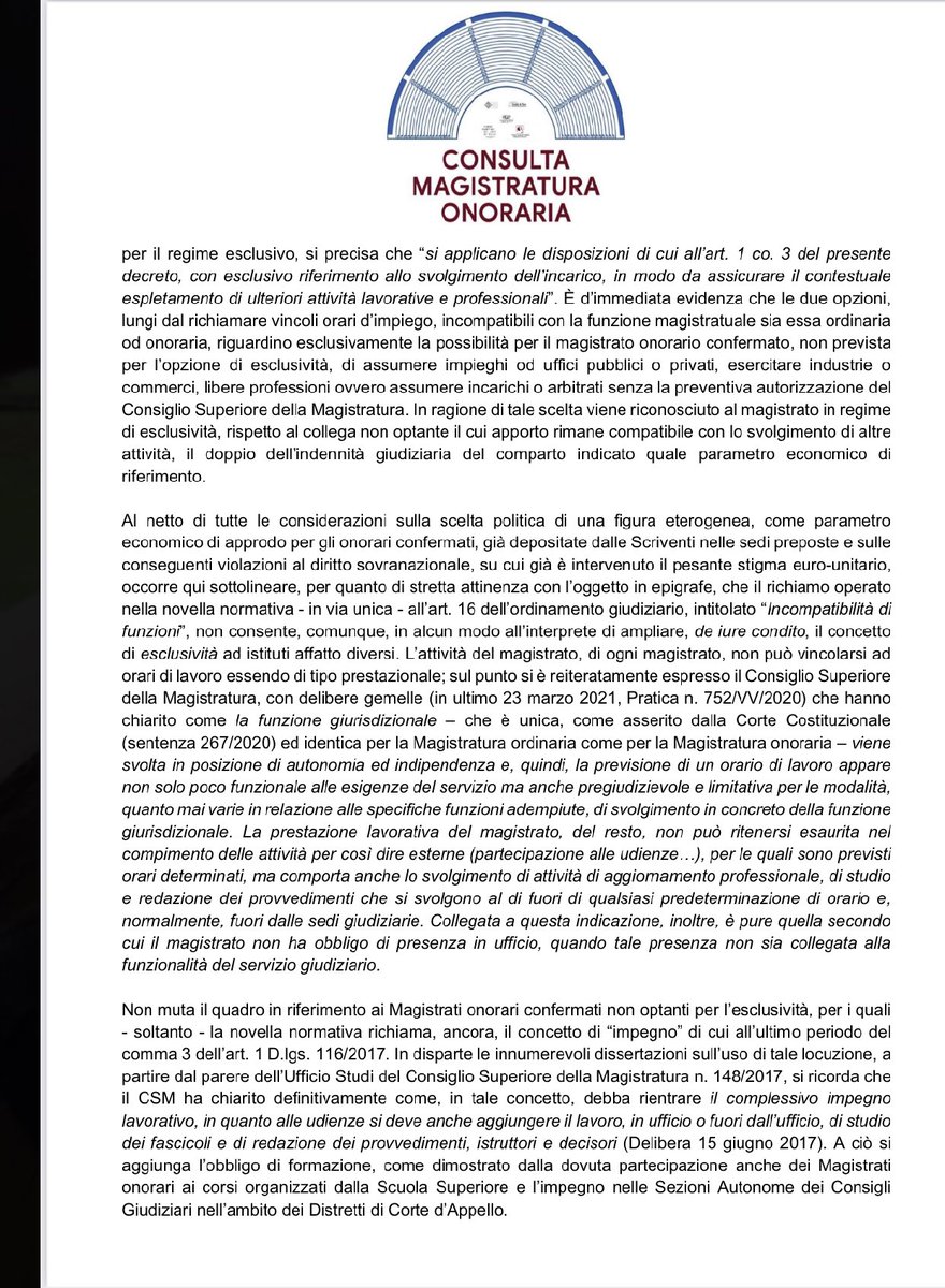 COnoraria's tweet photo. #giustizia #magistratura https://t.co/zoWDJ927HI