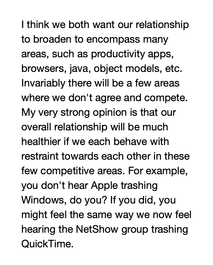TechEmails's tweet photo. Steve Jobs emails Bill Gates

February 3, 1998 https://t.co/bqGSYOfd9Z