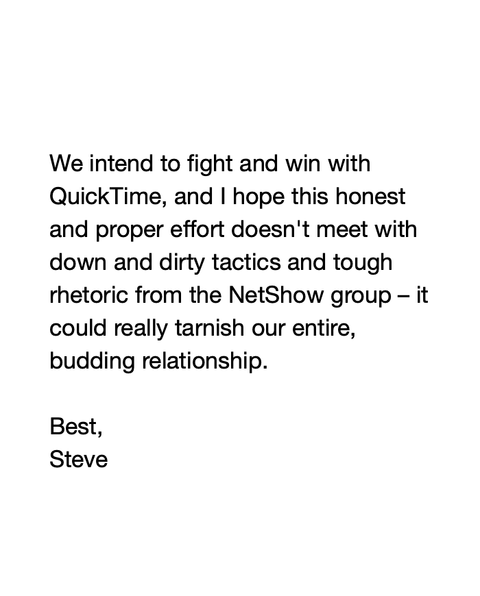 TechEmails's tweet photo. Steve Jobs emails Bill Gates

February 3, 1998 https://t.co/bqGSYOfd9Z