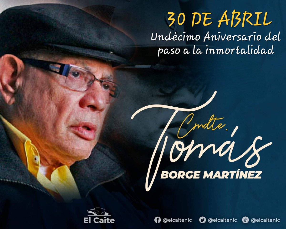 #Nicaragua | Un día como hoy  #30Abril del 2012, pasó a otro plano de Vida el Comandante de la Revolución Tomás Borge Martínez, un Líder que dejó un legado de Lealtad y Dignidad a este Pueblo. 

Presente, Presente, Presente !!! ✊🏻🇳🇮🔴⚫

#TomasOrgulloSandinista