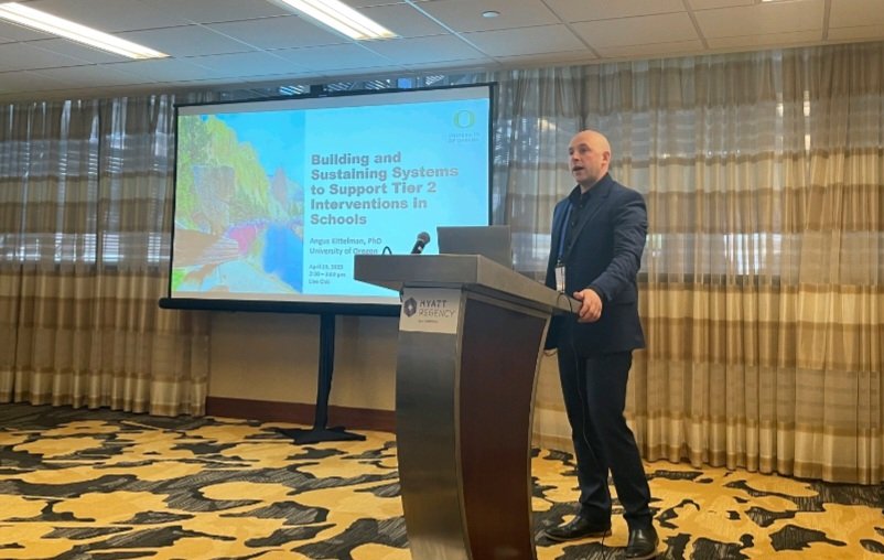 AngusKittelman's tweet photo. Presenting our Tier 2 implementation work at #TXABA in San Antonio. What a fantastic conference and organization #ABA #PBIS https://t.co/swm0GMQrxZ