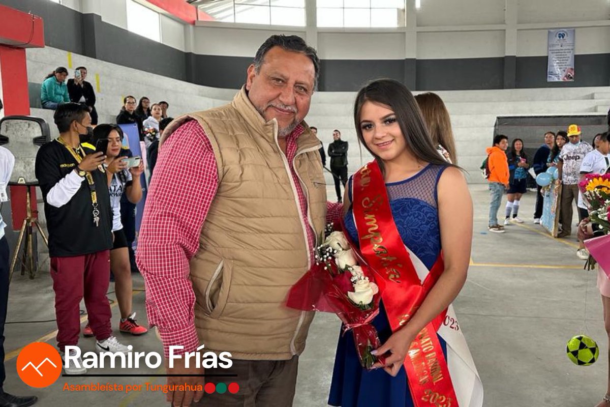 🟠 Hoy, asistí a la inauguración del  primer campeonato barrial de Futbol Sala masculino y femenino organizado por la Corporación Unión de Barrios las Américas (#CUBLA), llevado a cabo en el coliseo de Techo Propio, Parroquia Pishilata, Cantón Ambato.