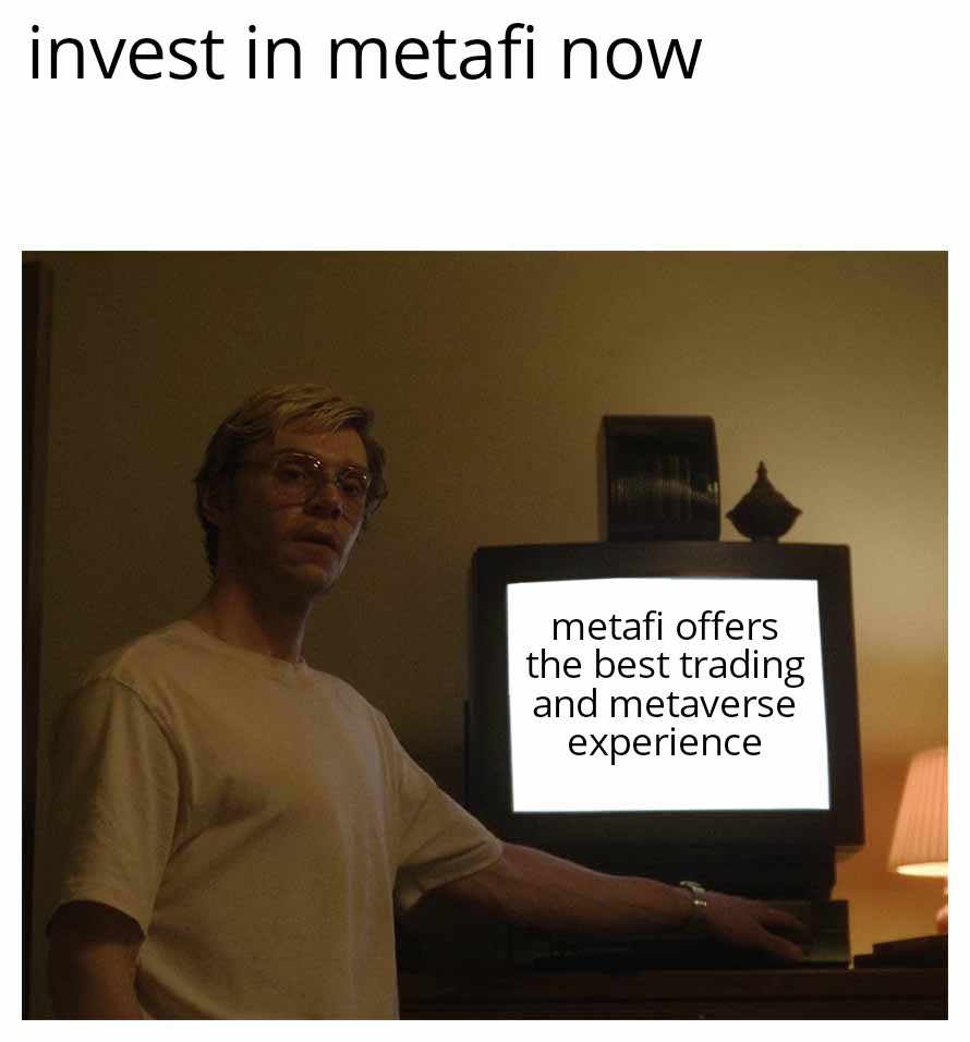 AchuBasil21's tweet photo. Metafi is the best coin for investors
#MetaFiorg
#Crypto 
#Metaverse https://t.co/EMiwT1BPhr
