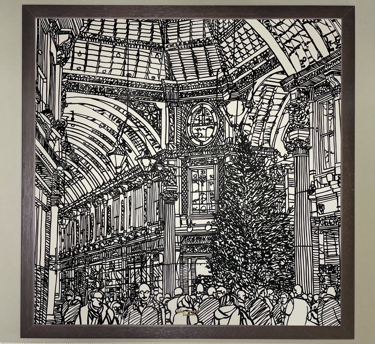 今回の個展では、風景画に近い切り絵作品を多数展示しております。 このシリーズの作品には、自身の旅の思い出の共有というテーマがあり、ラフなタッチでありながら同じ景色を見た人にはそれが何処の何かがわかるのです。自分と他人の記憶がリンクする瞬間を、今回何度も感じました。 とても嬉しい。