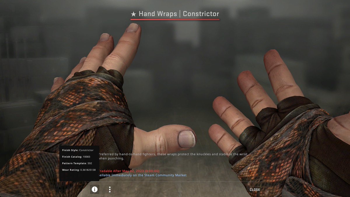 Snugtoes_'s tweet photo. 😼Hand Wraps | Constrictor FT GIVEAWAY😼

⏩Retweet + Tag 1 Friend
🔁Like + Comment/Watch
https://t.co/otAd8x2hpp (CLASHGG)

🚨ENDS IN A COUPLE DAYS
#CSGO https://t.co/PuHqwajnDZ