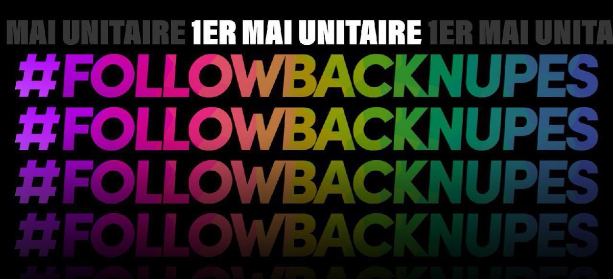 deboutlesdamnes's tweet image. Un pour tous, tous pour un‼️✊#1erMai 
#FolloBackNUPES #MacronOut