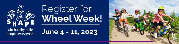 Wheel Week is just over a month away! Register now and be counted in! shapeab.ca @EverActiveAB @ABBlueCross @AlbertaCulture @ActiveAlberta @YEGSportCouncil @CityofEdmonton @cityofcalgary