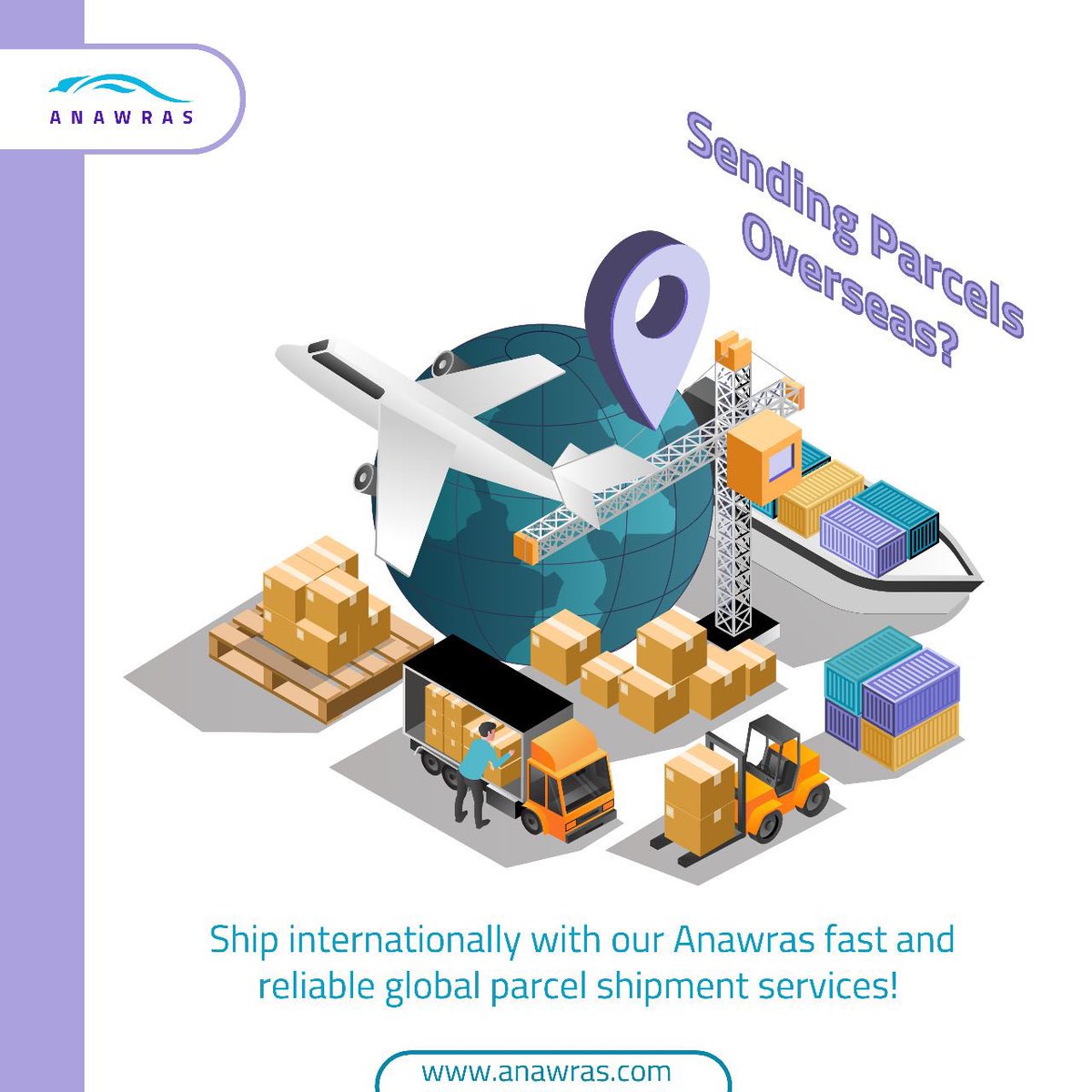 Anawras6's tweet photo. Sending parcels across borders 🌍✉️✨ 

Our logistics and shipment services ensure your parcels reach their destination with care and speed. 📦🚀

خدماتنا في اللوجستيات والشحن تضمن وصول طرودك إلى وجهتها بعناية وسرعة.  📦🚀 https://t.co/mFw1QIGwwb