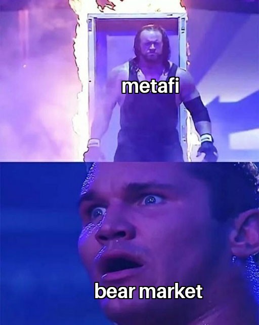 AchuBasil21's tweet photo. Metafi is greater than the bear
#Metaverse 
#cryptocurrencies 
#CryptoTwitter https://t.co/Mtfq63BBup
