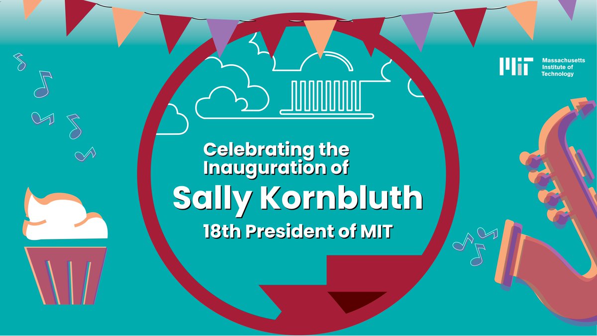 Tomorrow: Presidential Inauguration of Sally Kornbluth, celebration events!
9 AM – Symposium: Where Big Ideas Come From­—and Why They Matter via webcast or in-person. Limited on-site seating, registration is required. Details ➡️ mitsha.re/QrtE50O1A0E