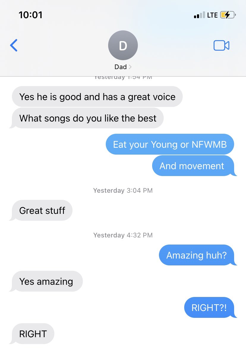 jjscraycray's tweet photo. Slowly but aggressively forcing my dad to listen to Hozier. https://t.co/Tj56hq46HO
