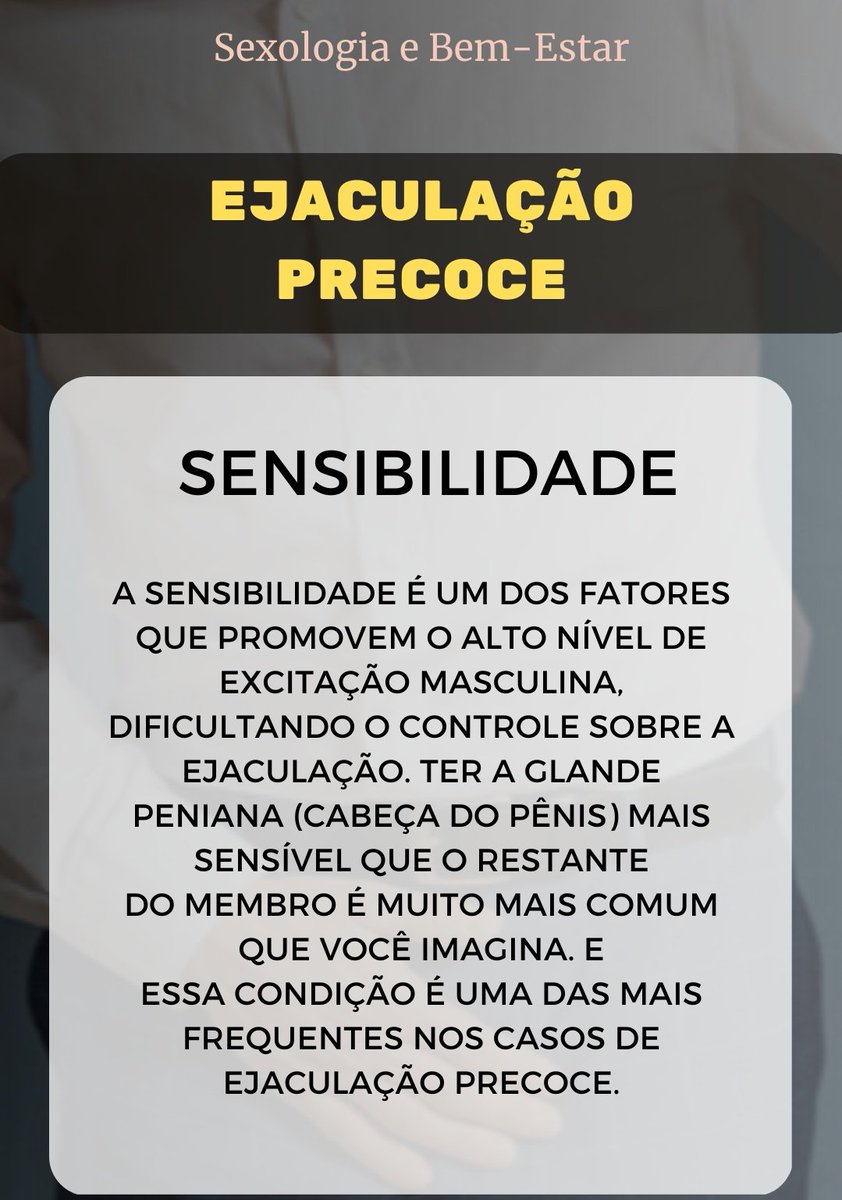 sexologiaBE's tweet photo. Método para ejaculação precoce: https://t.co/dDE7zRlUIW https://t.co/GivRaGurET