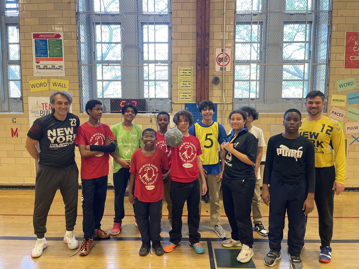 The Jamaica, Queens crew. Getting ready for their first tournament. #nycyouth #newyorktough #theworldshandballclub