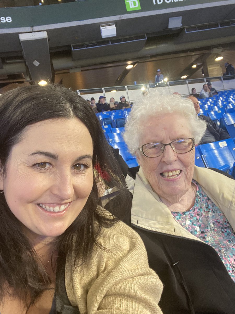 Celebrating someone’s 90th with the only request. A jays game. <a href="/BlueJays/">Toronto Blue Jays</a> #NextLevel