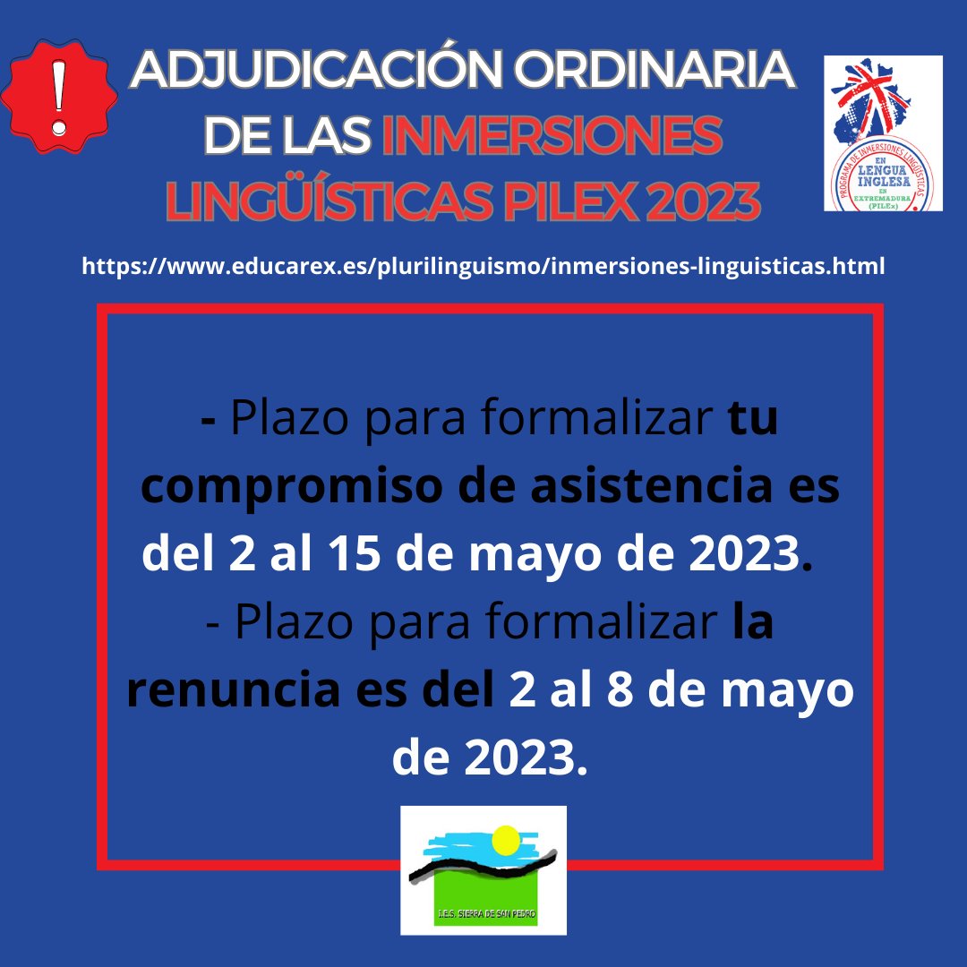 iesrocaba's tweet photo. Puedes mirar en:
https://t.co/HVCPwHvI1i https://t.co/LA6BNM40ld