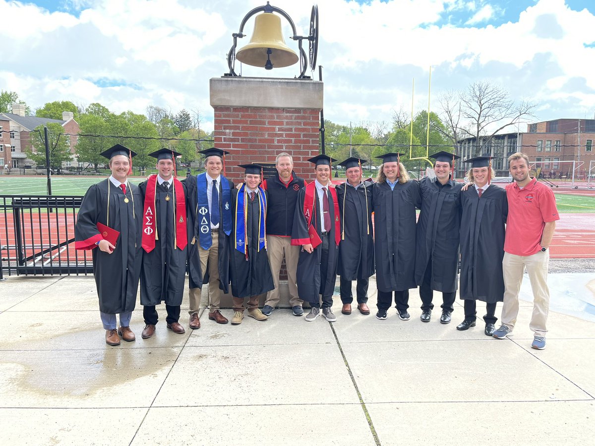 Ott_MLax's tweet photo. A bittersweet end to a great four years. These guys went through it all and came out as great men. We were so lucky to have them here at Otterbein. Can’t wait to see what they do next. https://t.co/TsCttzTugW
