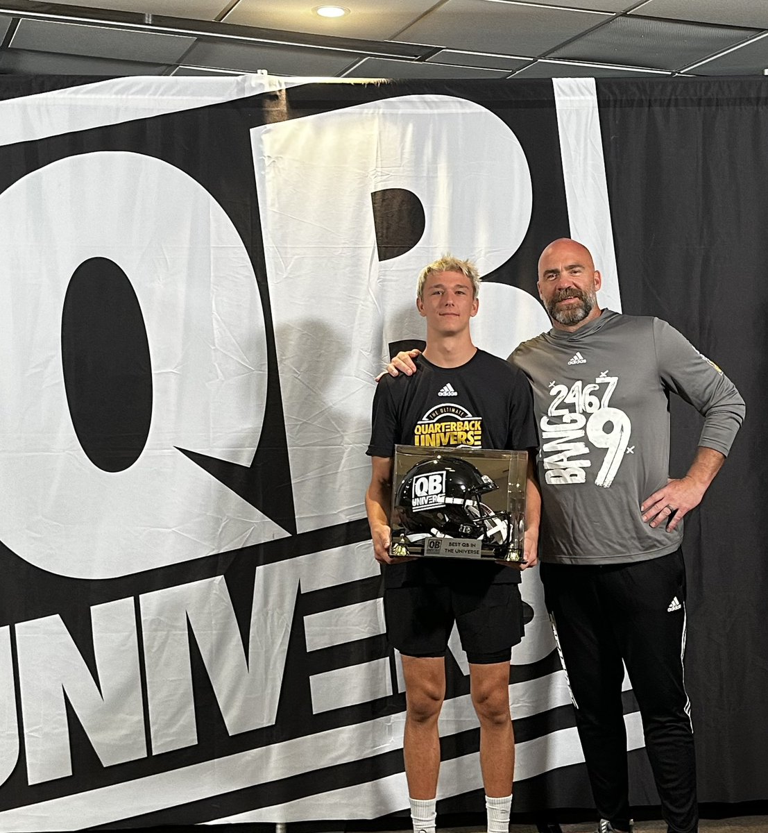 LandenHolleyQB's tweet photo. QBU MVP! @QBUniverseQBU @TheQBEngineer @TheQBEngineer @QBHitList https://t.co/g1h3dN03Kr