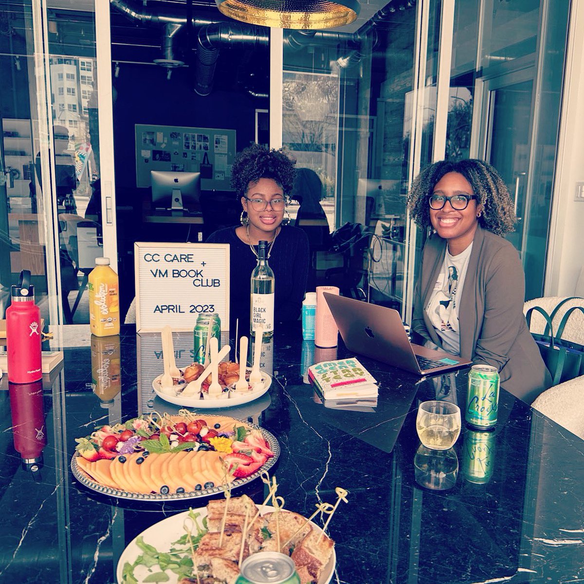 YasmineMcMorrin's tweet image. Really grateful to gather in community around amazing books like #EmergentStrategy. 
Pick up the next one #parableofthesower, book club folks we’ll gather again in June. #CCcare see you in May! Thank you @villagewellcc for hosting us on #independentbookstoreday 💙 #culvercity