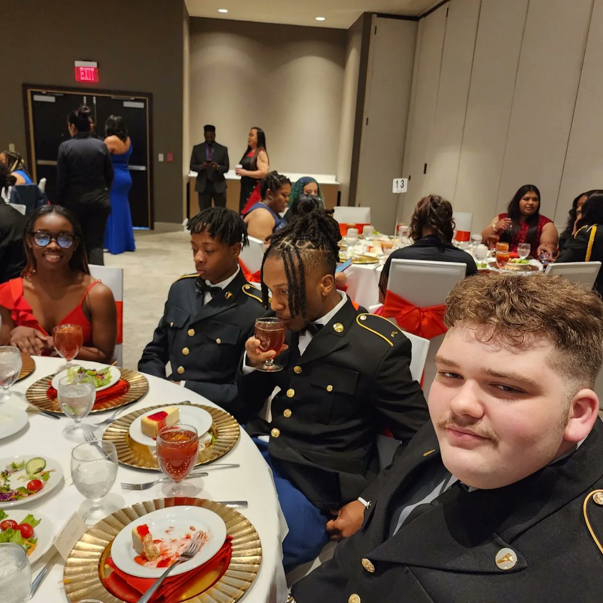 DvilleJROTC's tweet photo. Cadets in their finest! https://t.co/gqzgKhrZ6m
