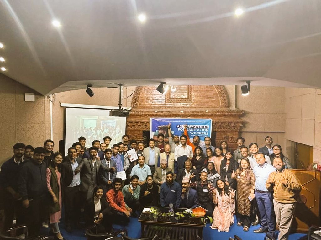 shanker_dhakal's tweet image. ADB Hackathon, April 23-29,  is concluded successfully; the selected 4 best startups will receive necessary grants to develop and implement their tech ideas  upon official contract with ADB
m.facebook.com/story.php?stor…
#ADBHackathon #SanitationWorkers #Safety #Dignity #Startup #STI