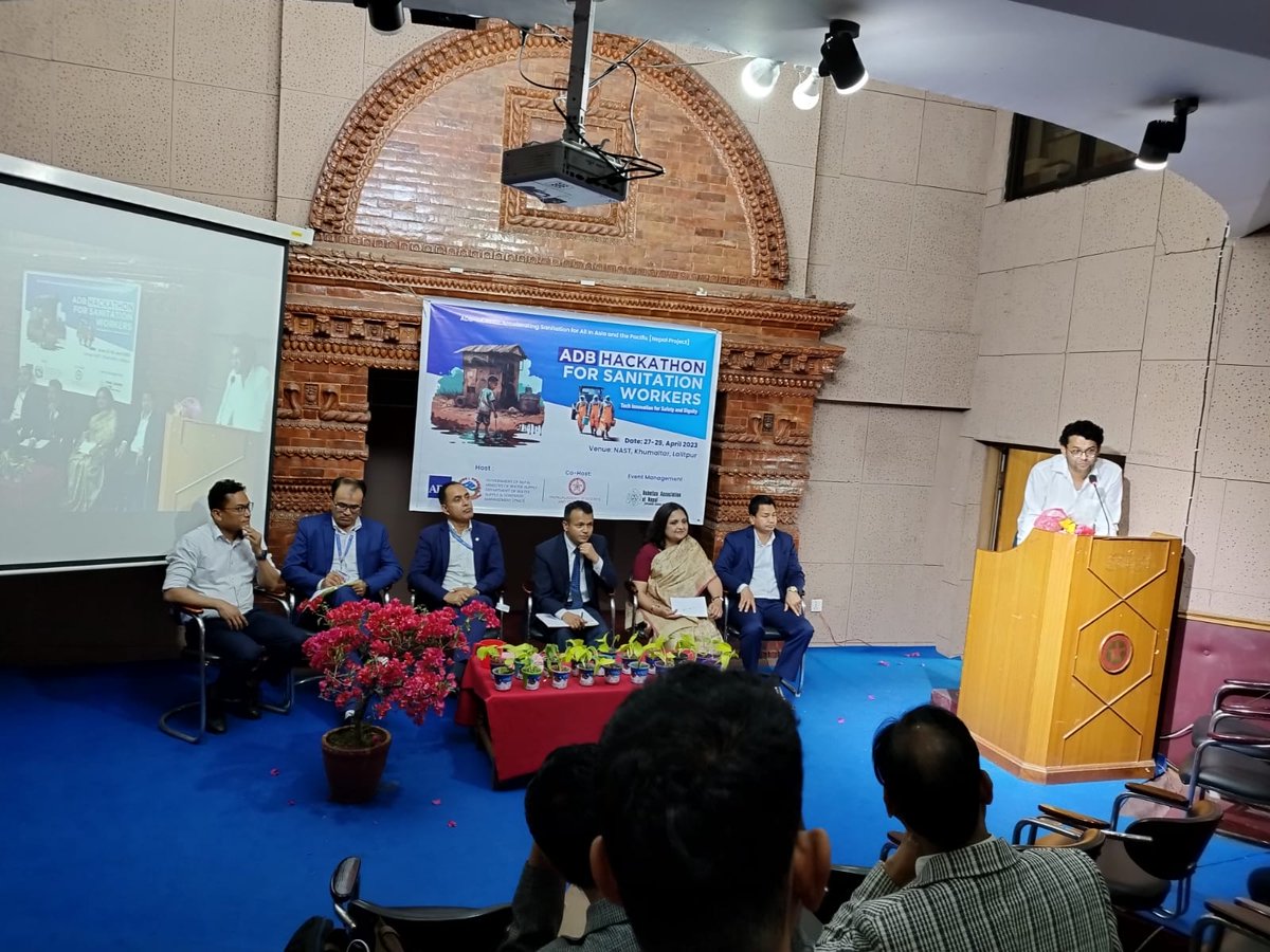 shanker_dhakal's tweet image. ADB Hackathon, April 23-29,  is concluded successfully; the selected 4 best startups will receive necessary grants to develop and implement their tech ideas  upon official contract with ADB
m.facebook.com/story.php?stor…
#ADBHackathon #SanitationWorkers #Safety #Dignity #Startup #STI