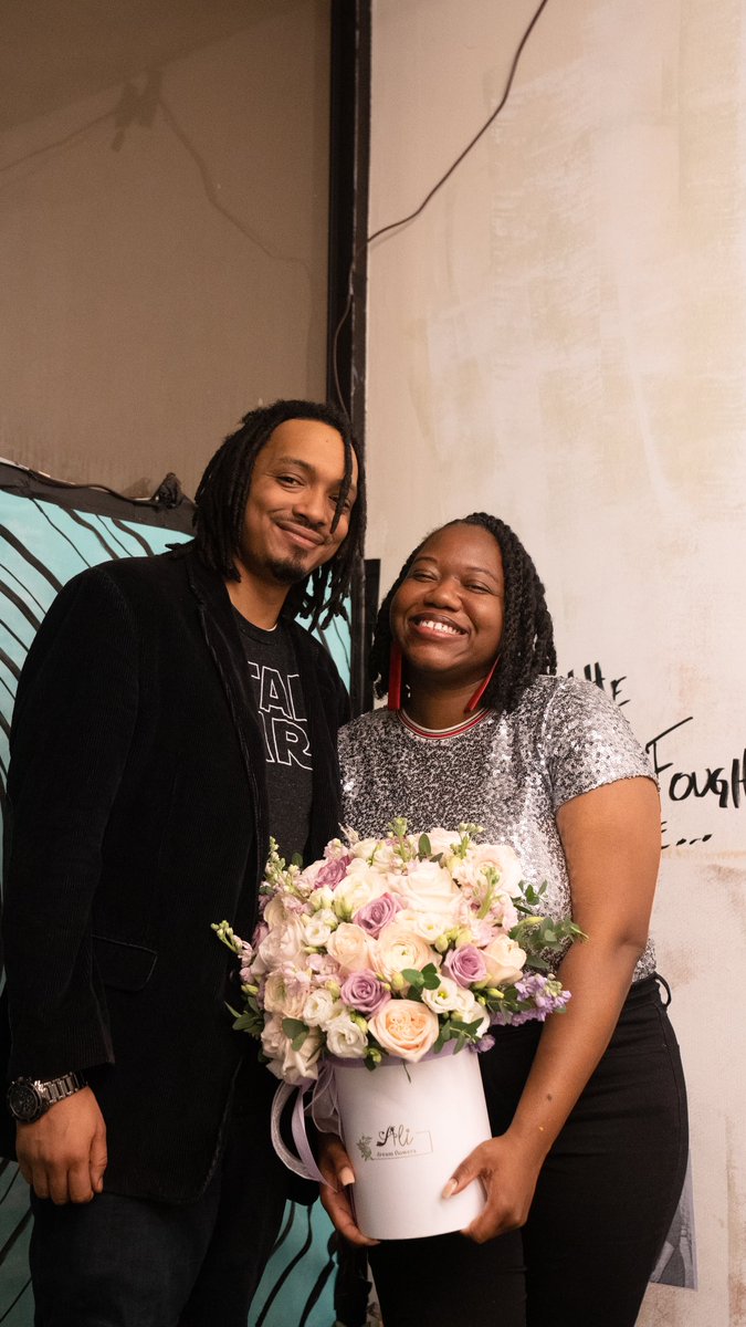 TheMyesha_Tiara's tweet photo. Man if you had told me when I was 5 that the decision to read a play under the a/c instead of go play bball outside in the Louisiana heat would change the whole trajectory of my future…I wouldn’t believe you lol

We are in year 4 and Jeff Recommended with our FIRST show 🔥🔥🔥 https://t.co/FW3syDM2ib