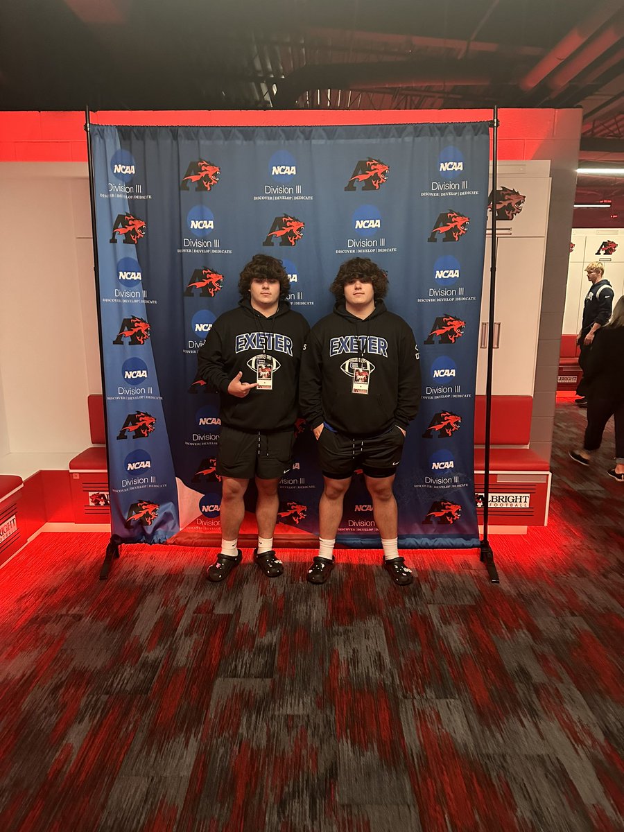 Had a great time yesterday at Albright’s junior day. Thank you to <a href="/CoachFigueroa/">Coach Fig 🇵🇷🐏</a> for the invite. <a href="/ExeterTwpFB/">EXeter Twp PA FB</a> <a href="/CoachWeaverAC/">Coach Weaver-Albright College HFC</a> <a href="/Albright_FBall/">Albright Football</a>